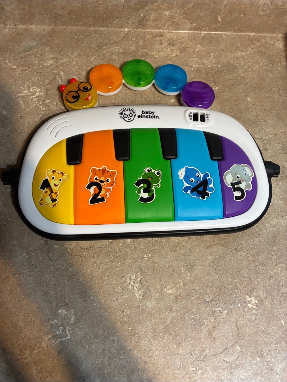 Baby Einstein Music Lights Colors Number Piano Toy Multicolor Keys kickin tunes